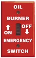 oil burner emergency switch